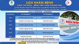 Hình ảnh chi tiết tin tức LỊCH KHÁM CHUYÊN GIA TIM MẠCH - PHÒNG KHÁM TIM MẠCH- BỆNH VIỆN THAN KHOÁNG SẢN Hình ảnh tin tức LỊCH KHÁM CHUYÊN GIA TIM MẠCH - PHÒNG KHÁM TIM MẠCH- BỆNH VIỆN THAN KHOÁNG SẢN