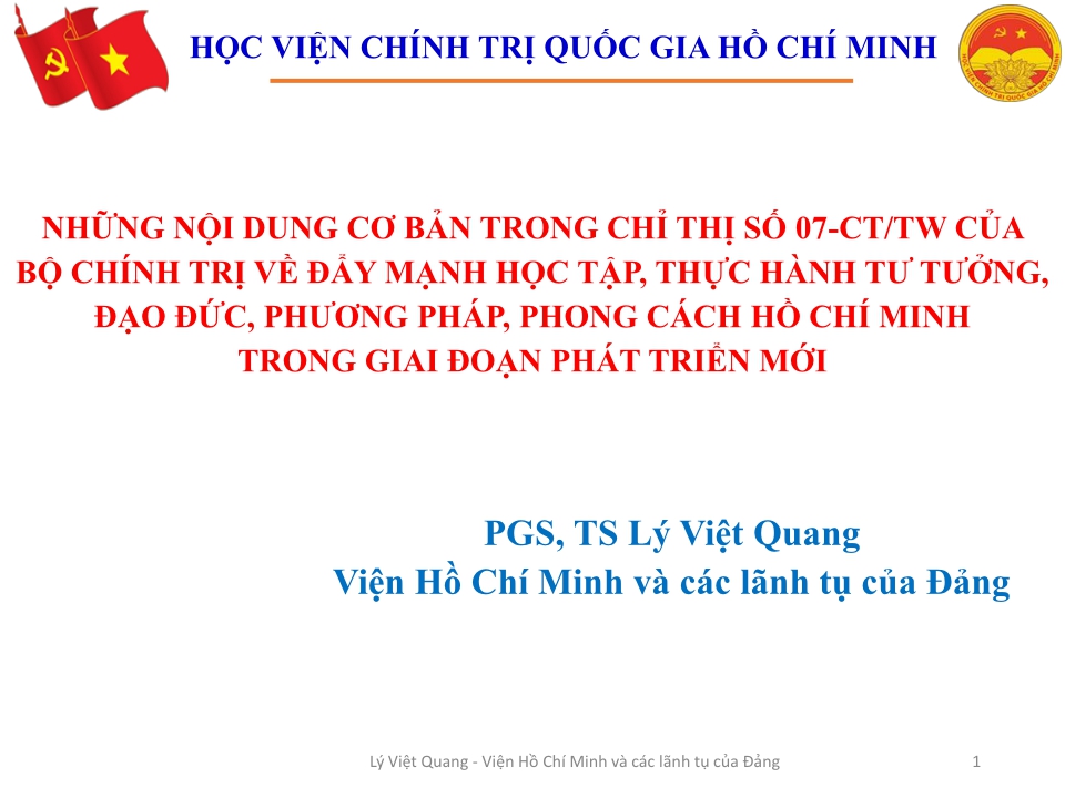 Hình ảnh tin tức Báo cáo Chuyên đề 07 tại Đảng ủy Chính phủ.